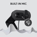 logitech BRIO 95(GRAPHITE)  وبکم لاجیتک - Image 3