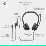 logitech headset H390 (BLACK) هدست لاجیتک - تصویر 3